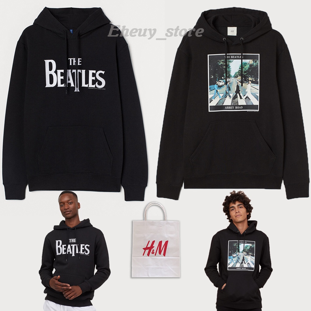 Hoodie The Beatles H&amp;M Pria Wanita Hoodie hnm the beatles original