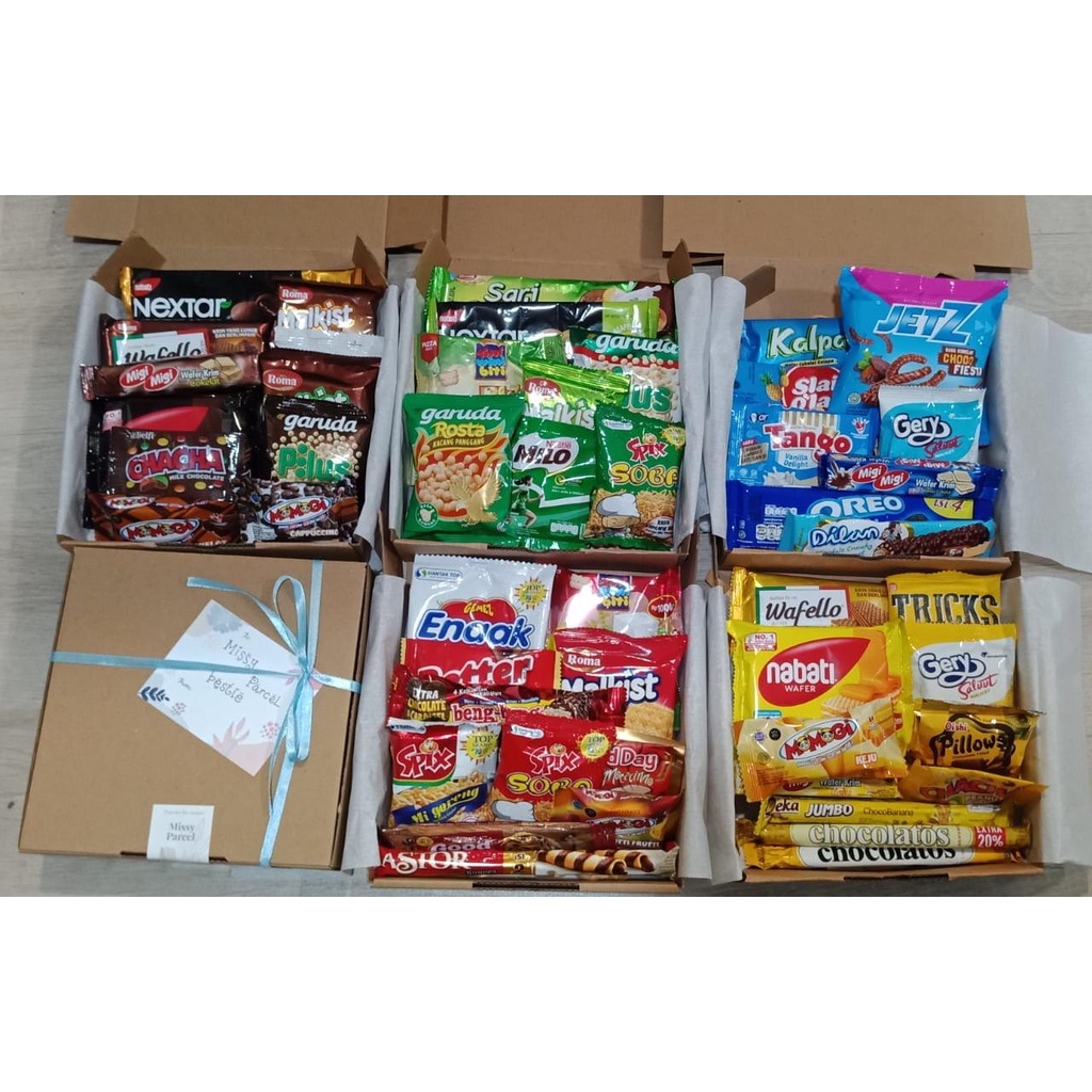 

Snack Hampers / Gift Box Snack / Snack Parcel / Hadiah Snack by Missy Parcel