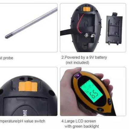 Bisa COD PH Meter Tanah, PH Meter Tanah Digital, Alat Survey Tanah, Alat Ukur Kesuburan Tanah, PH Ta