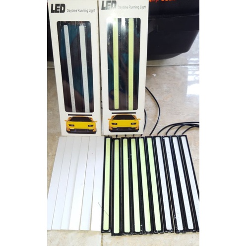 LAMPU LED DRL VARIASI WARNA BIRU 2PCS MOTOR MOBIL