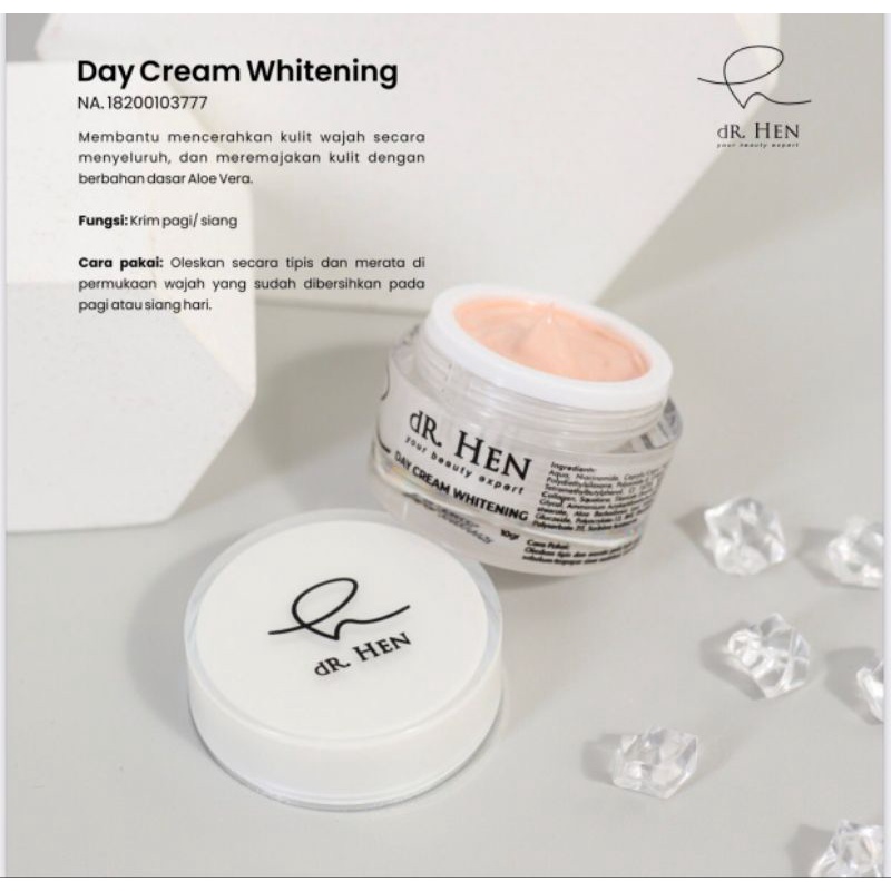 Dr Hen Clinic Skincare Whitening Day Cream