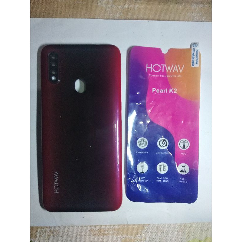 backdoor / tutup belakang hotwav pearl k2 ori cabutan