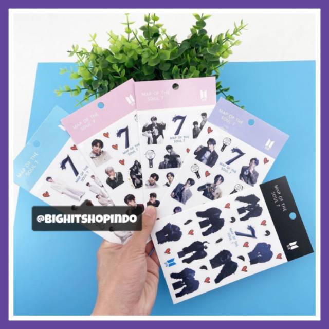 Jual BTS MAP OF THE SOUL 7 - STICKER SET / STICKER BTS  Shopee Indonesia