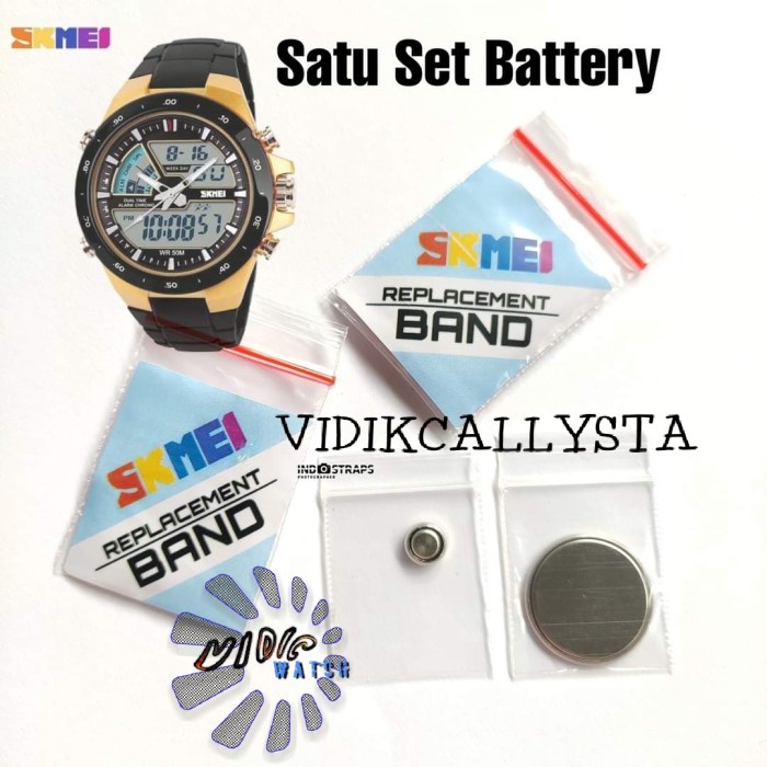 Baterai Jam Tangan Skmei 1016 Battery Batrei Skmei 1016 Original