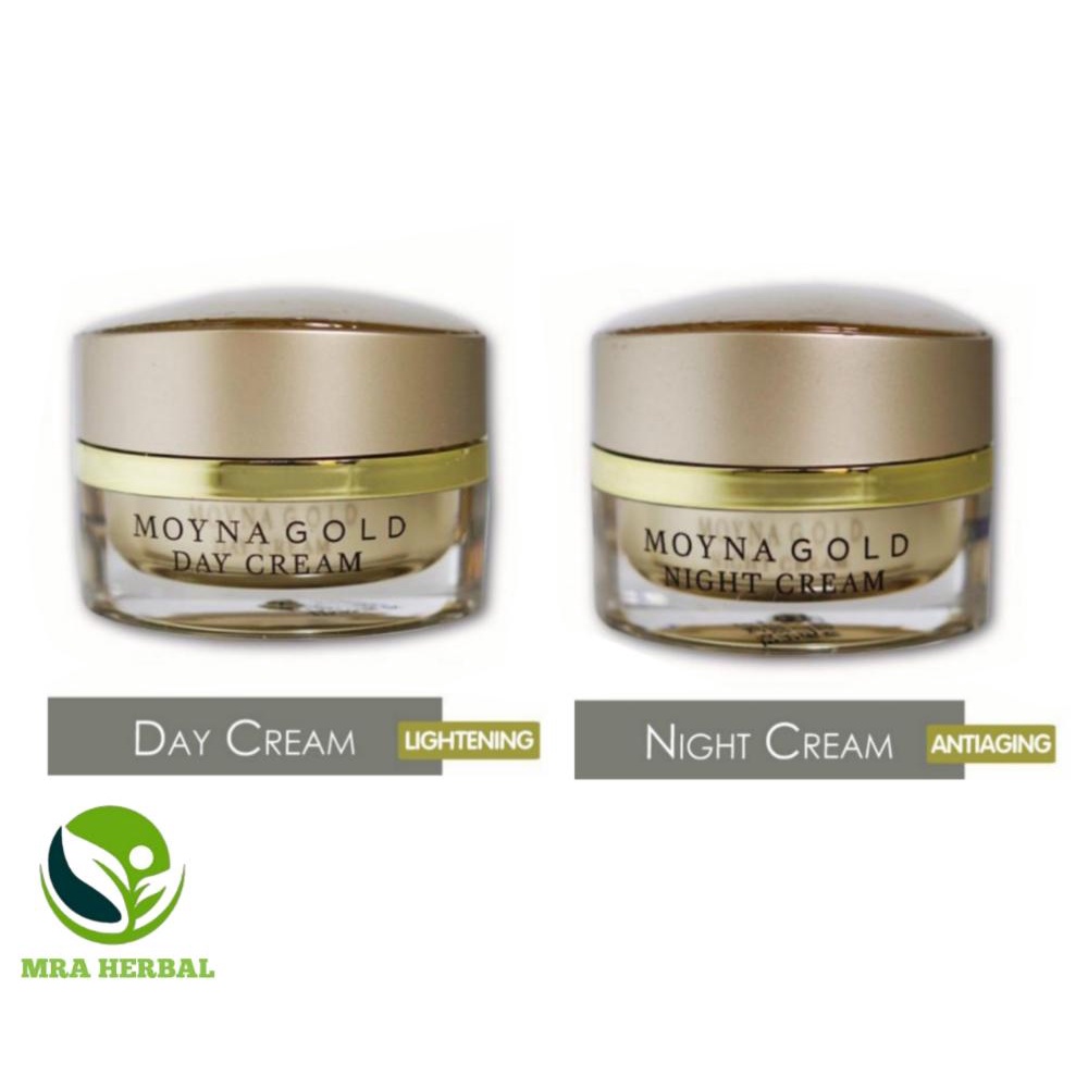 Paket Cream Moyna Gold || Day Cream dan Night Cream Original