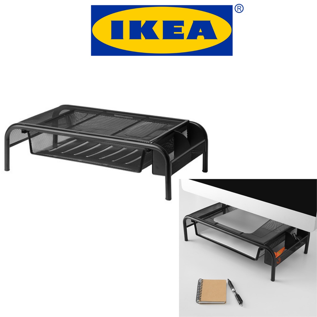 BRYTET Meja komputer / Meja laptop Jala/hitam IKEA