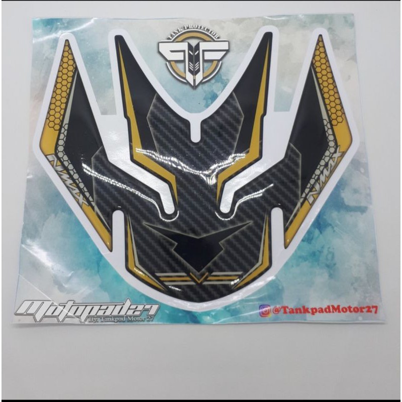 Sticker Stiker Resin Timbul Fender pad Spakbor Depan New Nmax 2020 -2021