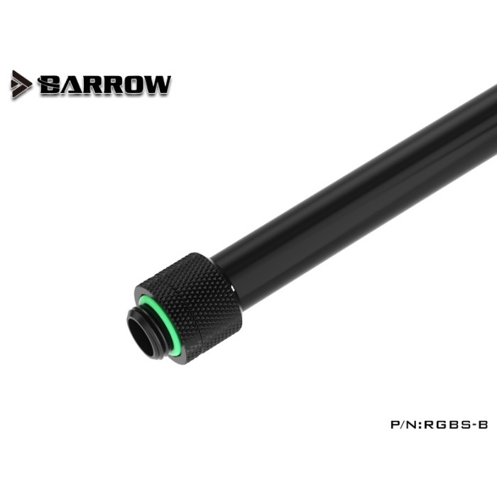 BARROW RGBS-B Black Silicone Soft Tube ID3/8 8mm OD1/4 12mm PER METER