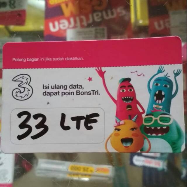 Vcr kuota Tri 33gb LTE