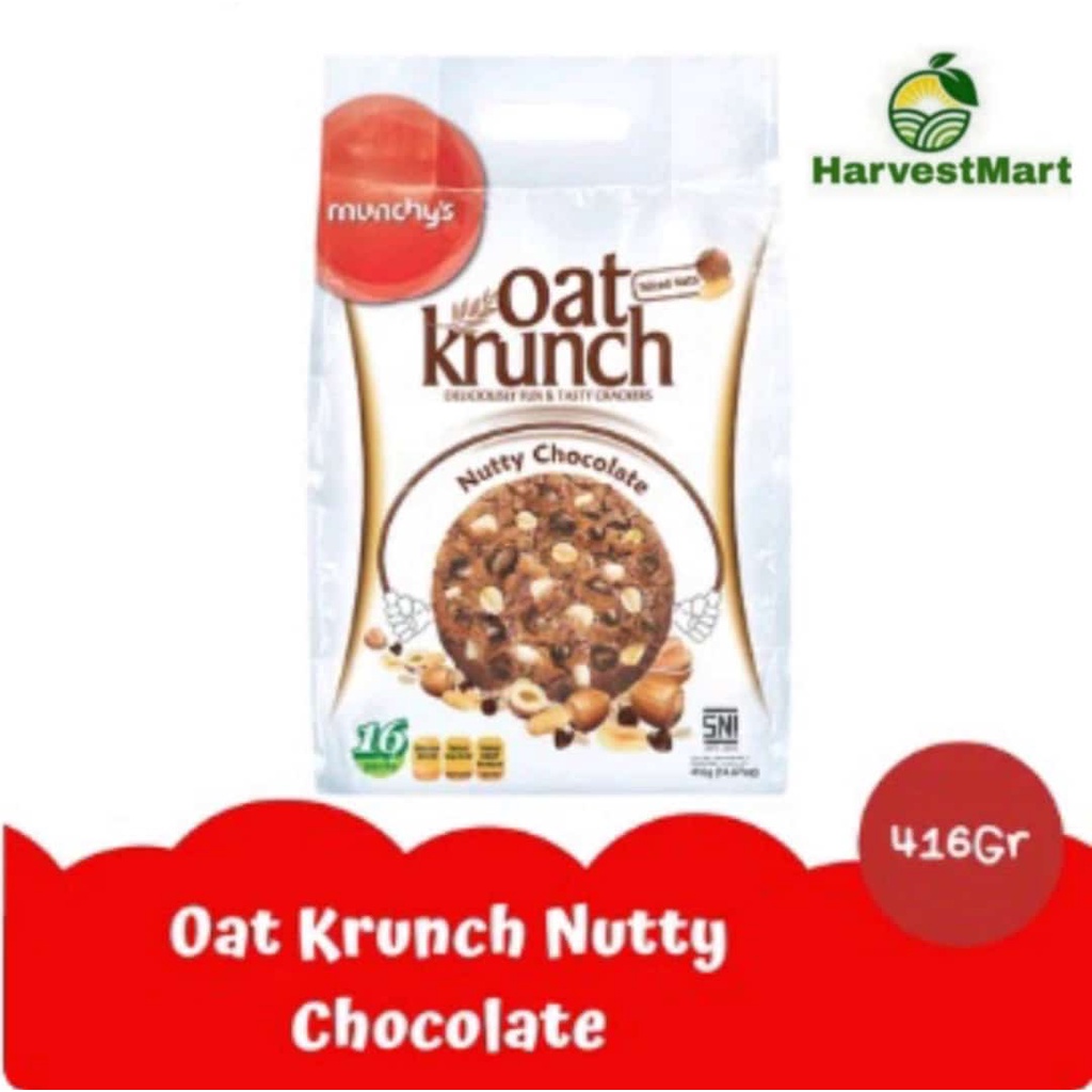 

MUNCHYS OAT KRUNCH NUTTY CHOCOLATE 416G//HARVESTMART