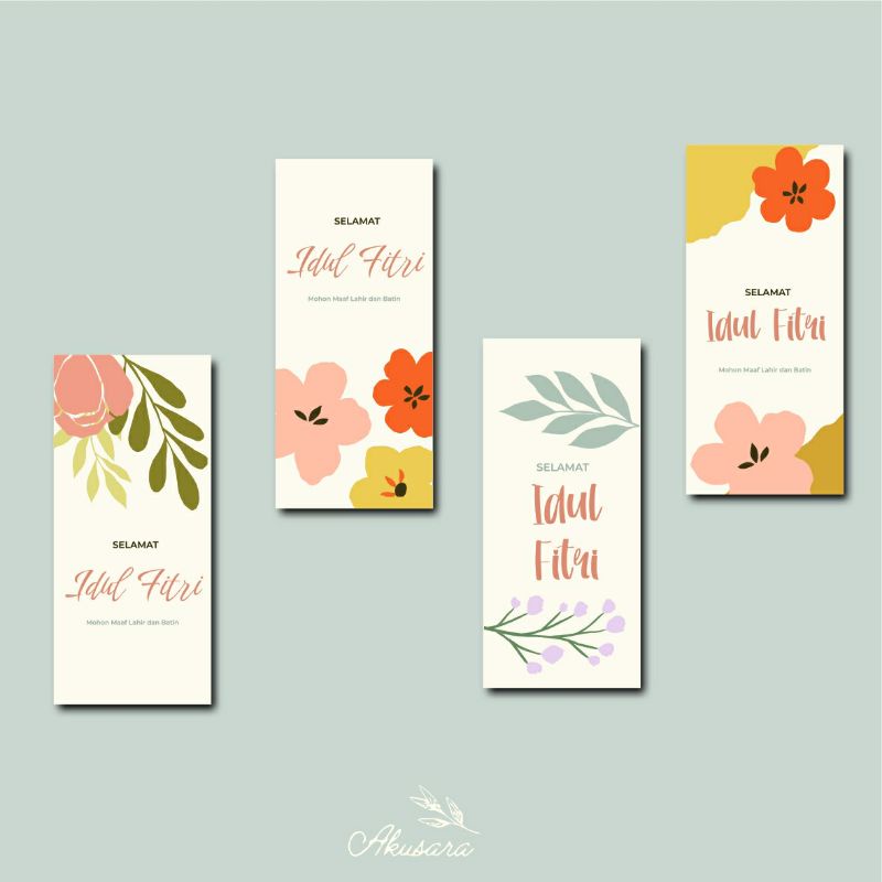 

Amplop lebaran eksklusif murah tema spring bunga