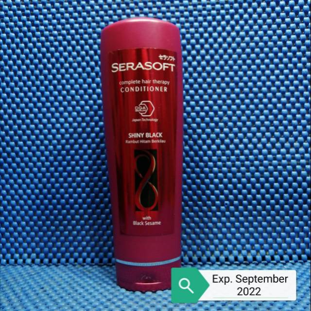 Serasoft conditioner shiny black with black sesame 170ml 170 ml