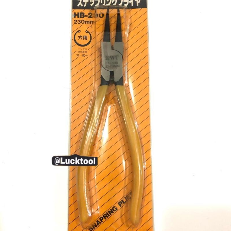 Tang Snap Ring 9 inch Bengkok Tutup KWT.