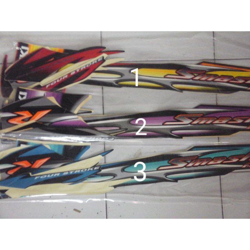 Sticker Striping Smash 2007 std