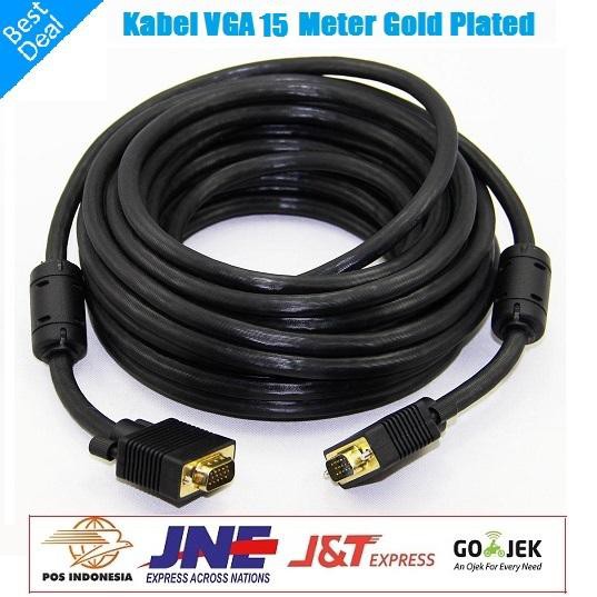 KABEL VGA 15 M GOLD PLATE High Speed High Quality