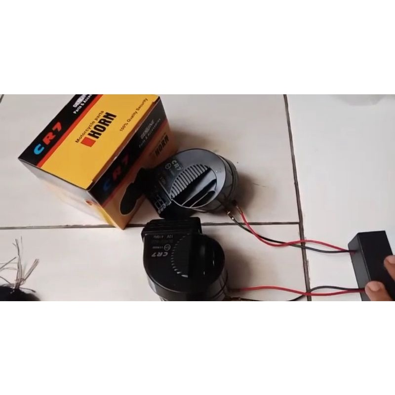 KLAKSON KEONG DOUBLE CR7 MEGATONE WATERPROOF MOTOR MOBIL POWERTONE BUKAN HELLA MODEL DENSO