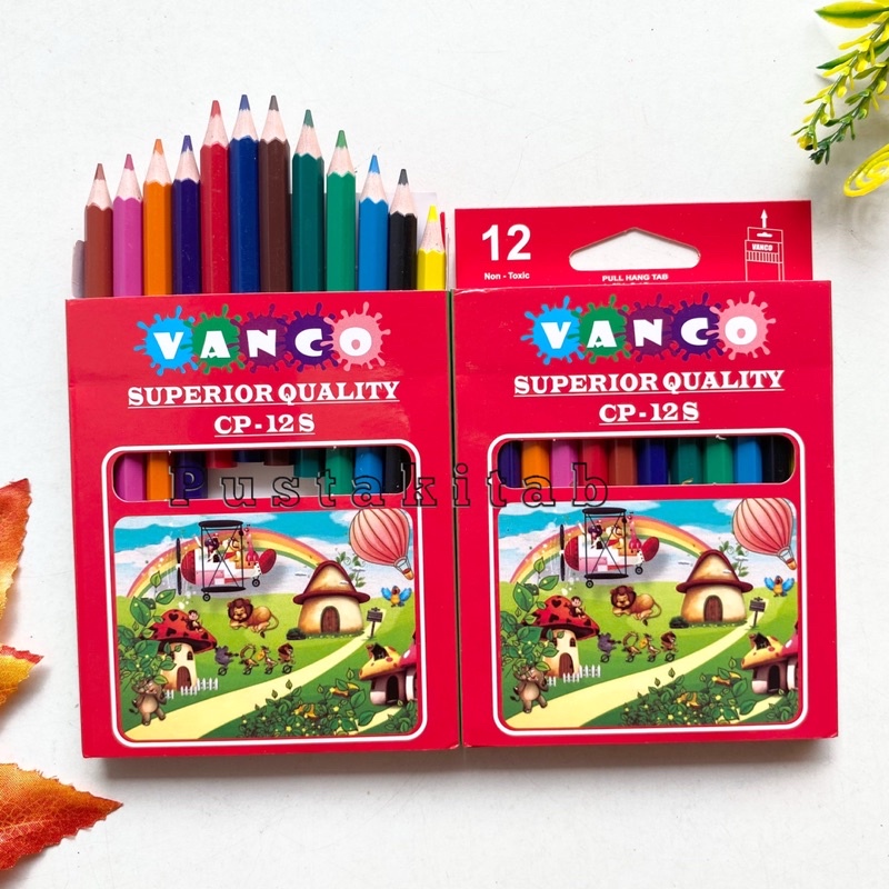 

PENSIL WARNA VANCO 12 WARNA