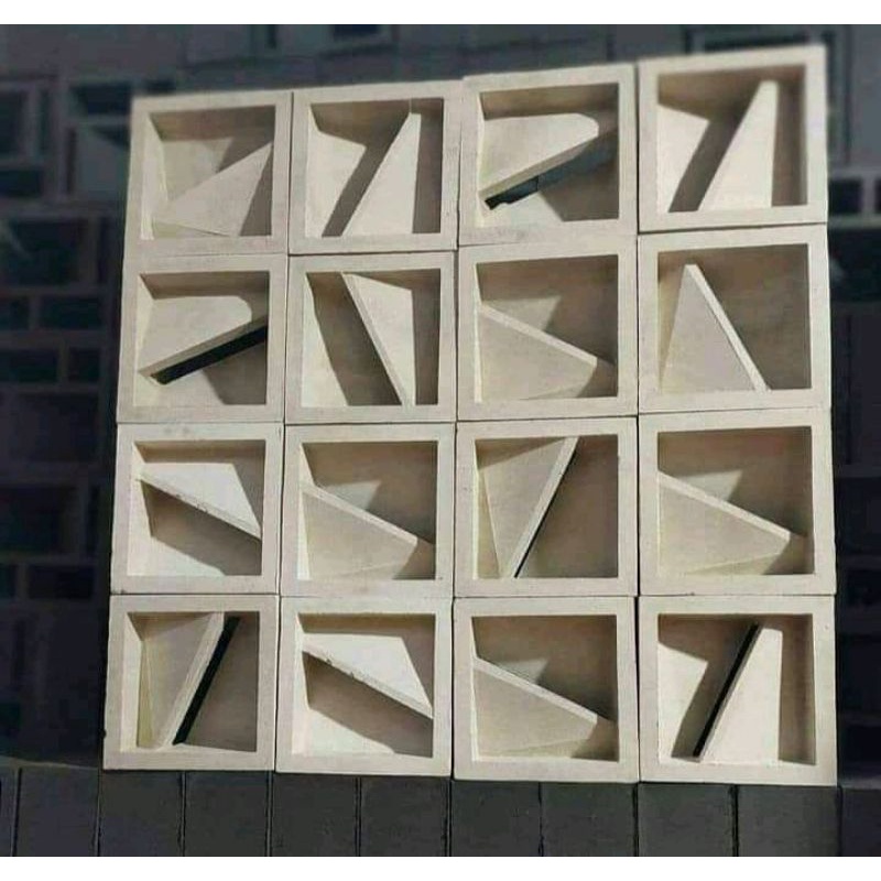 Roster beton minimalis/roster lubang angin anti tampias