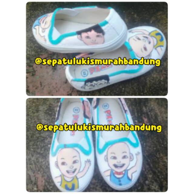 

Sepatu lukis upin dan ipin