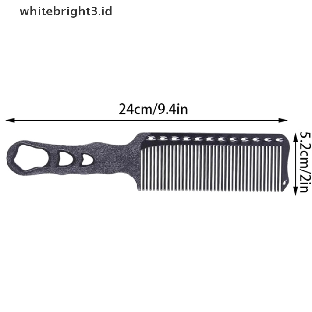 (whitebright3.id) 1pc Sisir Flat Profesional Untuk Salon / Barber