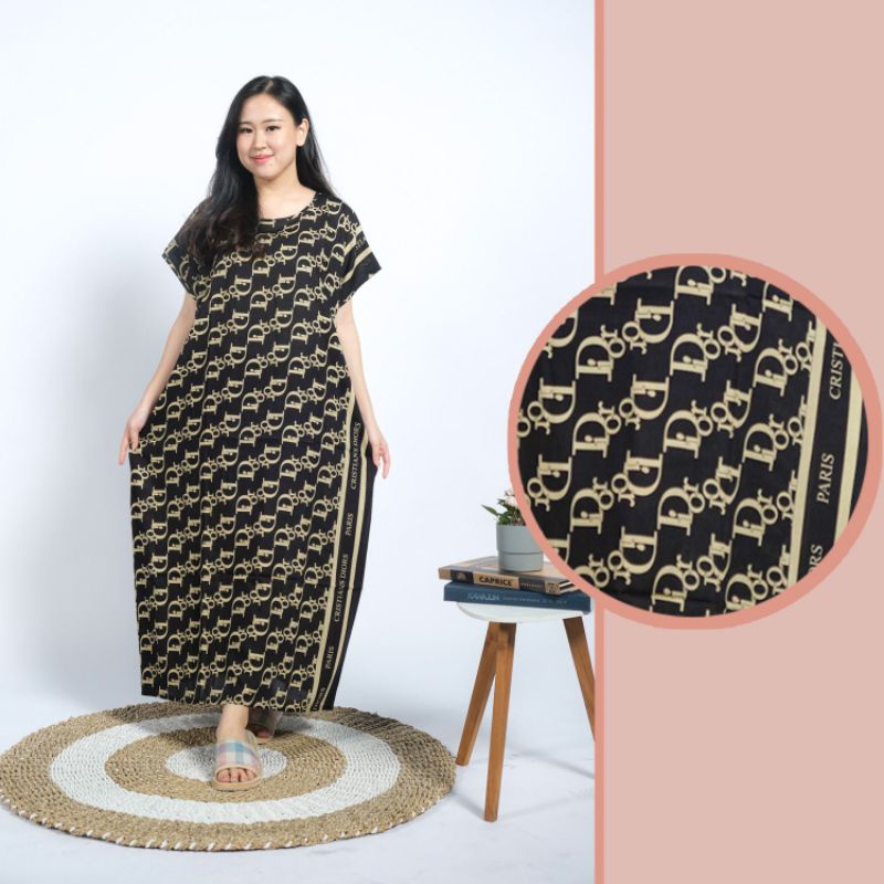 daster bali habel verell panjang semata kaki rayon premium baju tidur murah-K12