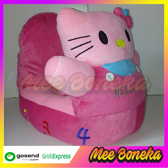 [BISA COD] Boneka Sofa odong anak mainan odong odong karakter Hello Kitty Pink