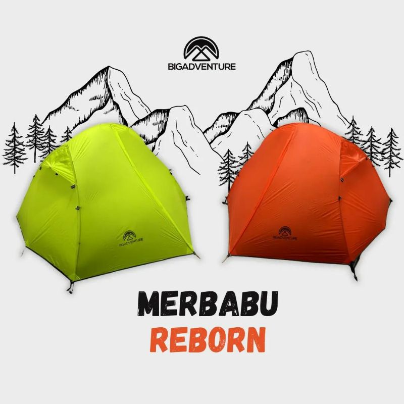 Tenda Camping Big Adventure Merbabu Kapasitas 2 Orang