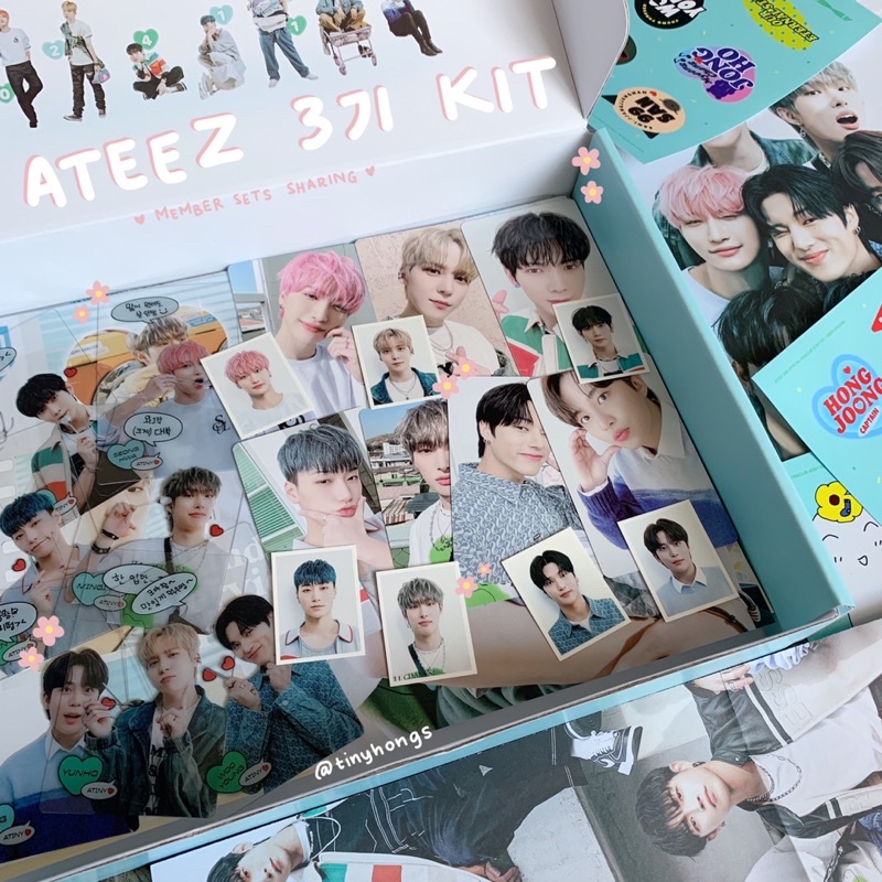 [Ready INA] Member Set ATEEZ 3rd (3기) Generation Fankit (Seonghwa Yeosang San Mingi Wooyoung Jongho)