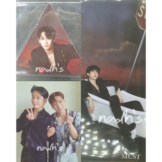 2PM MUST Official Photocard (Junho,ChansungJunK,Nickhun)
