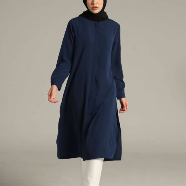 Plain Tunik Navy HLBasic Heaven Lights