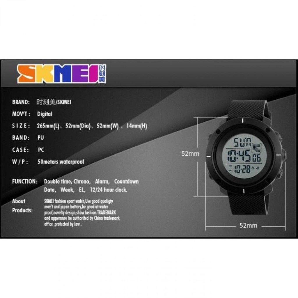 Jam Tangan Skmei Digital Pria - Dg1213 Thomgear Paiton Probolinggo