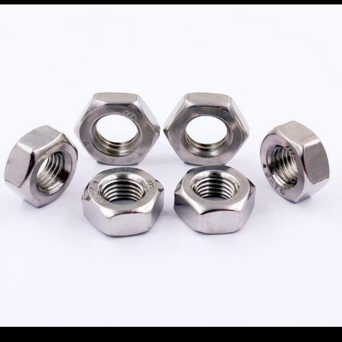 GHM MUR HEX NUT M10 M 10 MUR ONLY HEXAGONAL GROSIR MURAH