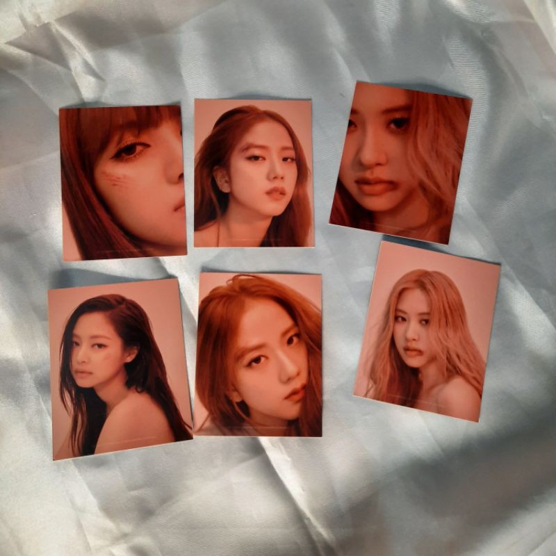 BLACKPINK Kill This Love Photocard Puzzle - Jennie Lisa Rosé Jisoo Sharing PC KTL Album