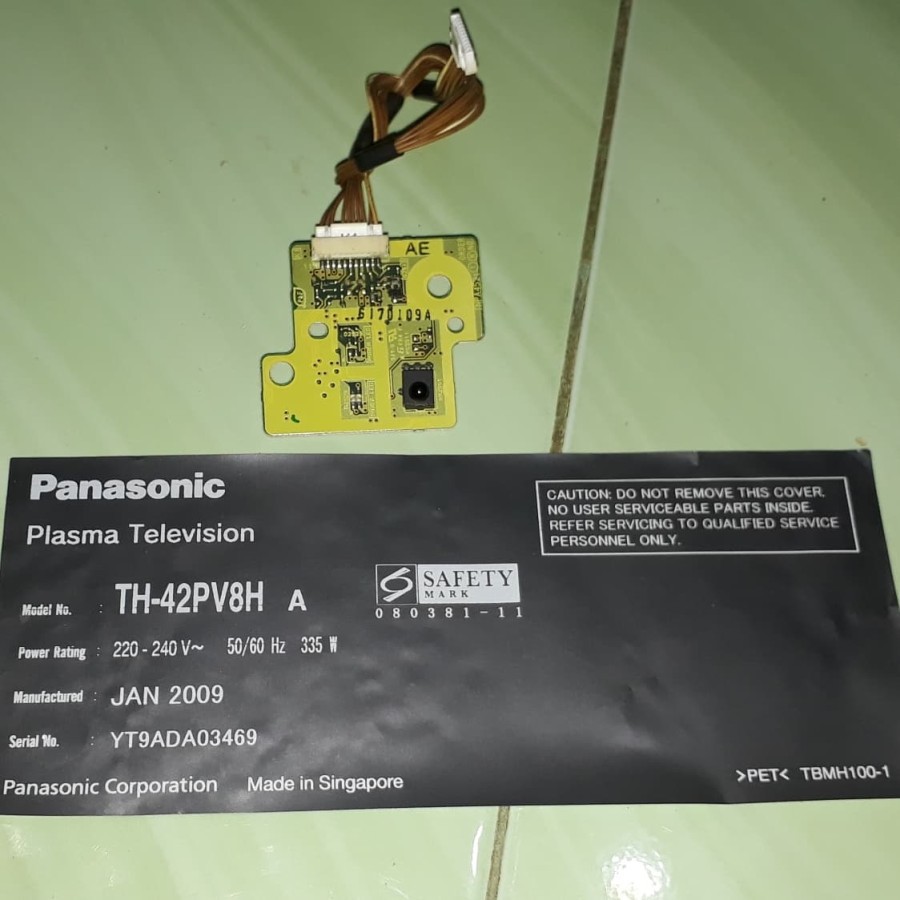 Remote Sensor IR Panasonic TH42PV8H 42PV8H