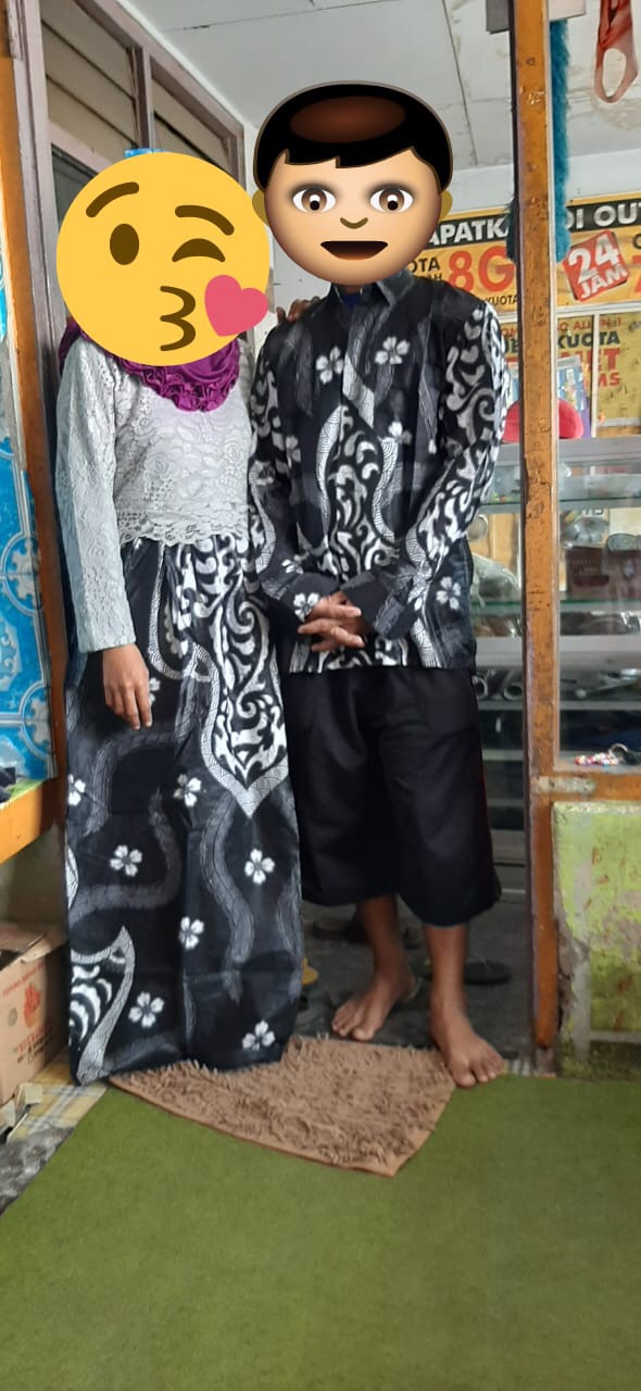 Couple Fitria (ada Anaknya) Batik Bruklat 2526 Couple New Khanzana Seri 2 Sumber Urip - Busui