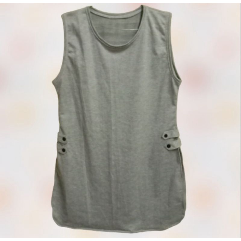 outer kekinian tanpa lengan/cardigan tanpa lengan/bahan babyterri