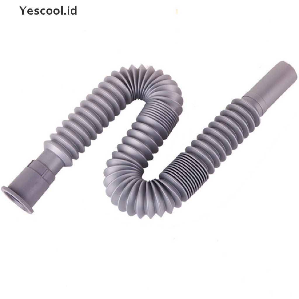 【Yescool】 Flexible Water Pipe Wash Basin Drainage Pipes Lengthen Deodorant Prolong Water Pipes Plumbing Hoses .