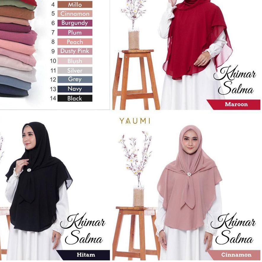 HNF NEW Yaumi Hijab Khimar Salma LARIS □