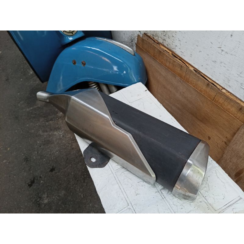 Slencer ninja 250 fi ninja 250fi injeksi silencer knalpot original ori copotan standar kelengkapan s