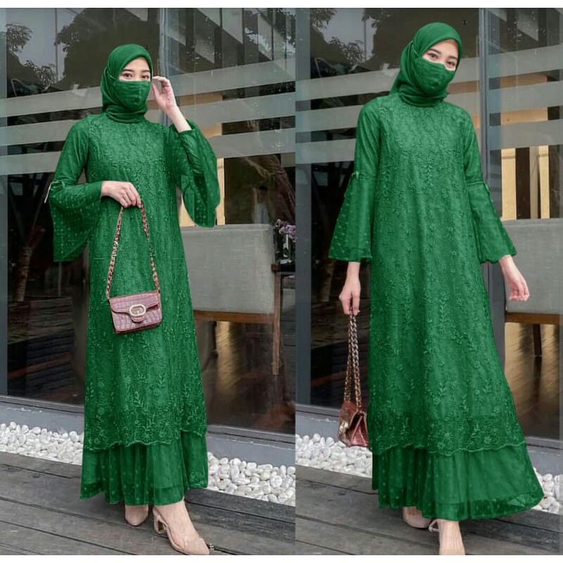 ANGEL DRESS BRUKAT TULLE / DRESS MUSLIM BCB