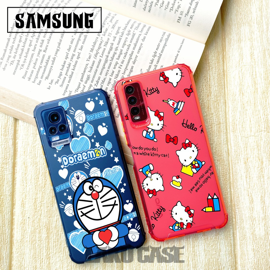 Case Motif Doraemon Keroppy Hello Kitty Samsung A21S A12 A02 A11 M11 A50S A31
