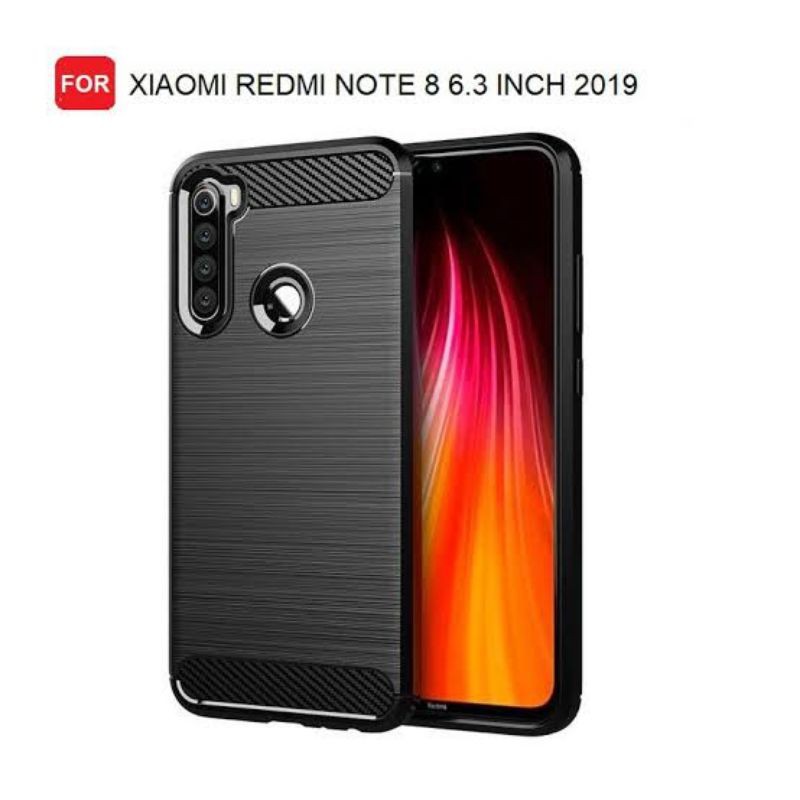 Case Redmi Note 8 Pro/Redmi 8/8A/8A pro Black Series Ipaky Fiber Carbon