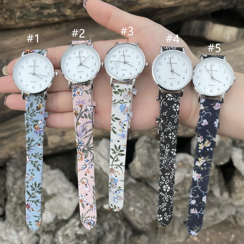 Watchyou Jam Tangan Wanita Korea A0169 Retro Ins Design Simple British Style New Student Quartz Watches