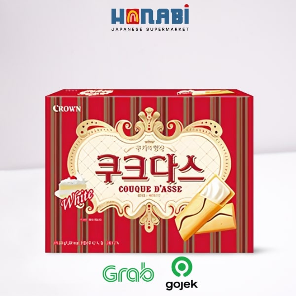 

Crown Couque D'asse White Torte 72g - Snack Rasa Vanilla Made In Korea