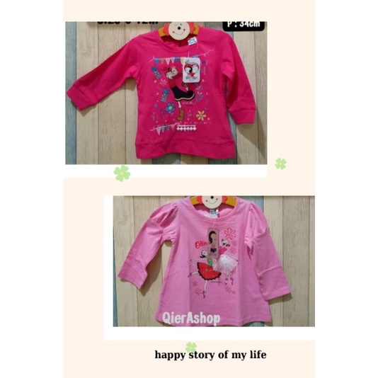 Atasan kaos t-shirt bayi baby popeye baby olive olive oyl Popeye