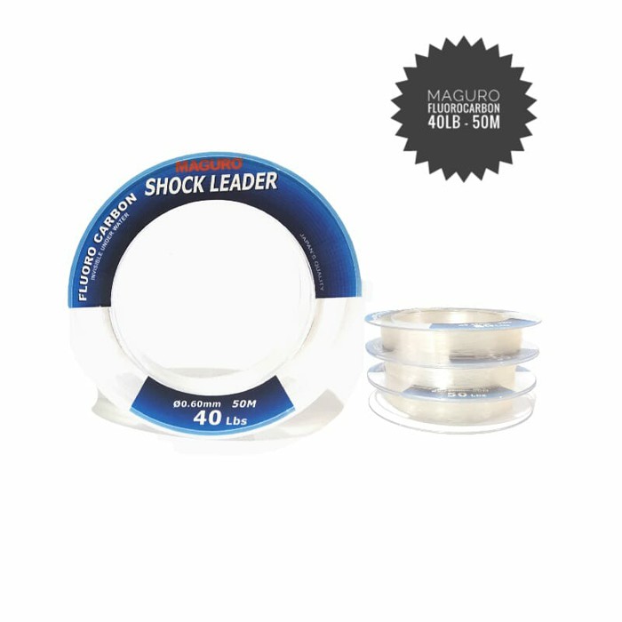 Senar Pancing Maguro Fluorocarbon Shock Leader 40lb