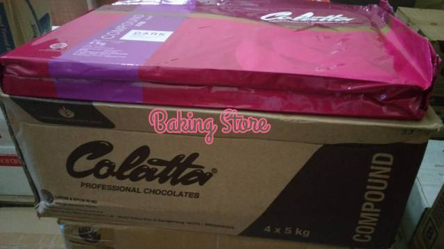 Cokelat Batang - Chocolate Compound Colatta 4x5kg -Gosend Only!!