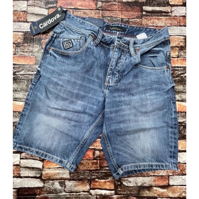 celana jeans pendek cowok CARDOVA ORIGINAL