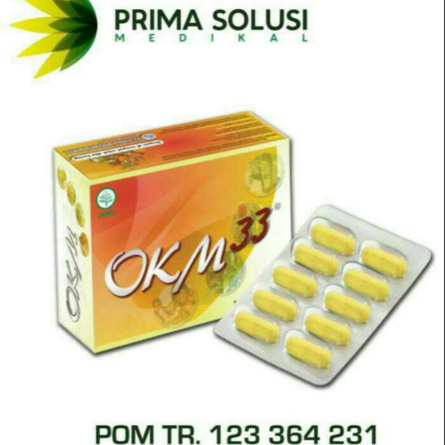 Okm 33 obat kencing manis isi 30 kapsul / diabetes herbal