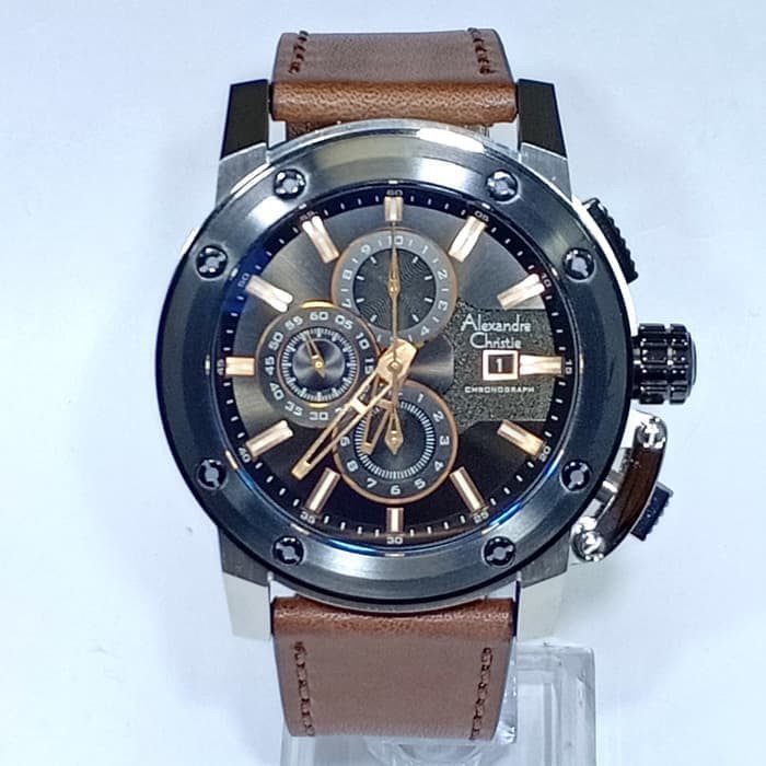 jam tangan pria sport analog merk Alexandre Christie AC 6519 | HAWAII